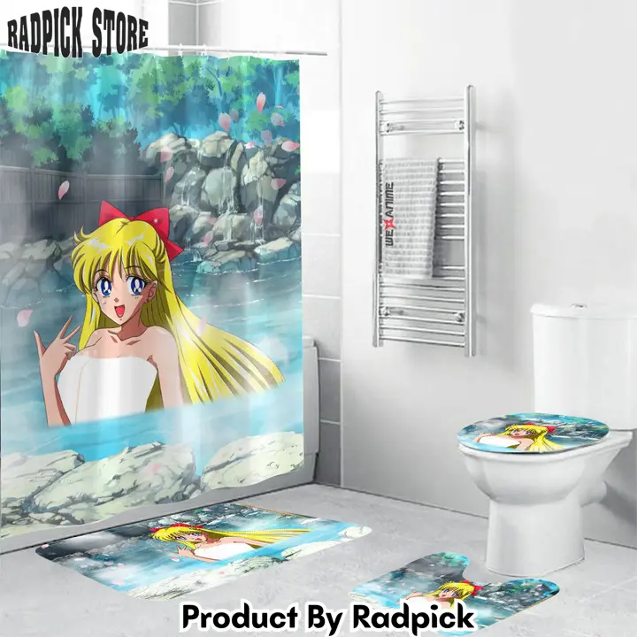 Sailor moon girls hot spring sailor venus minako aino combo bathroom set   rp0206034